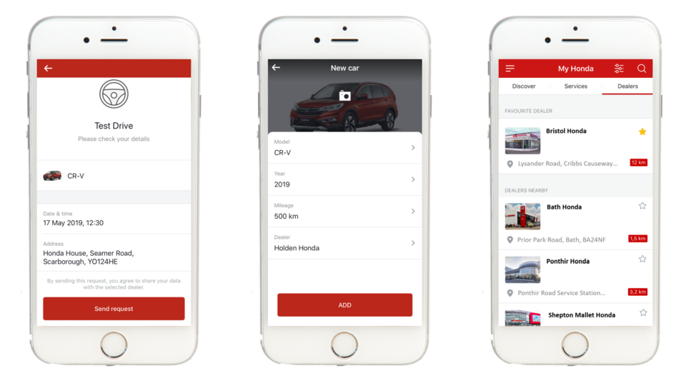 Honda app center