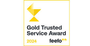 Feefo Gold Trusted Service Award 2024
