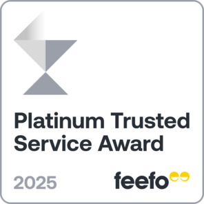 Feefo Gold Trusted Service Award 2024