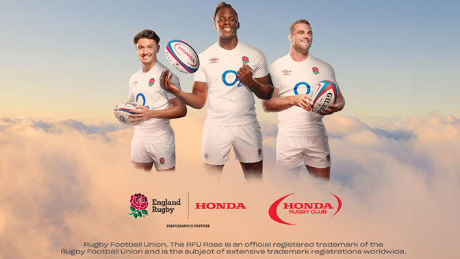 Honda Rugby Club RFU three cloud players