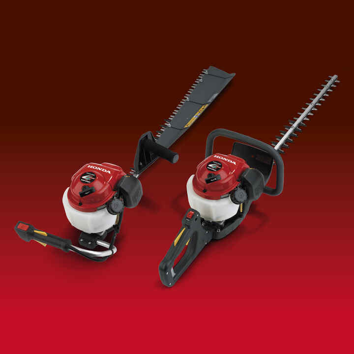 Honda Petrol Hedgetrimmers on Grass background