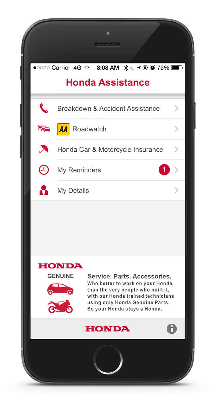 Hondacare Roadside Assistance