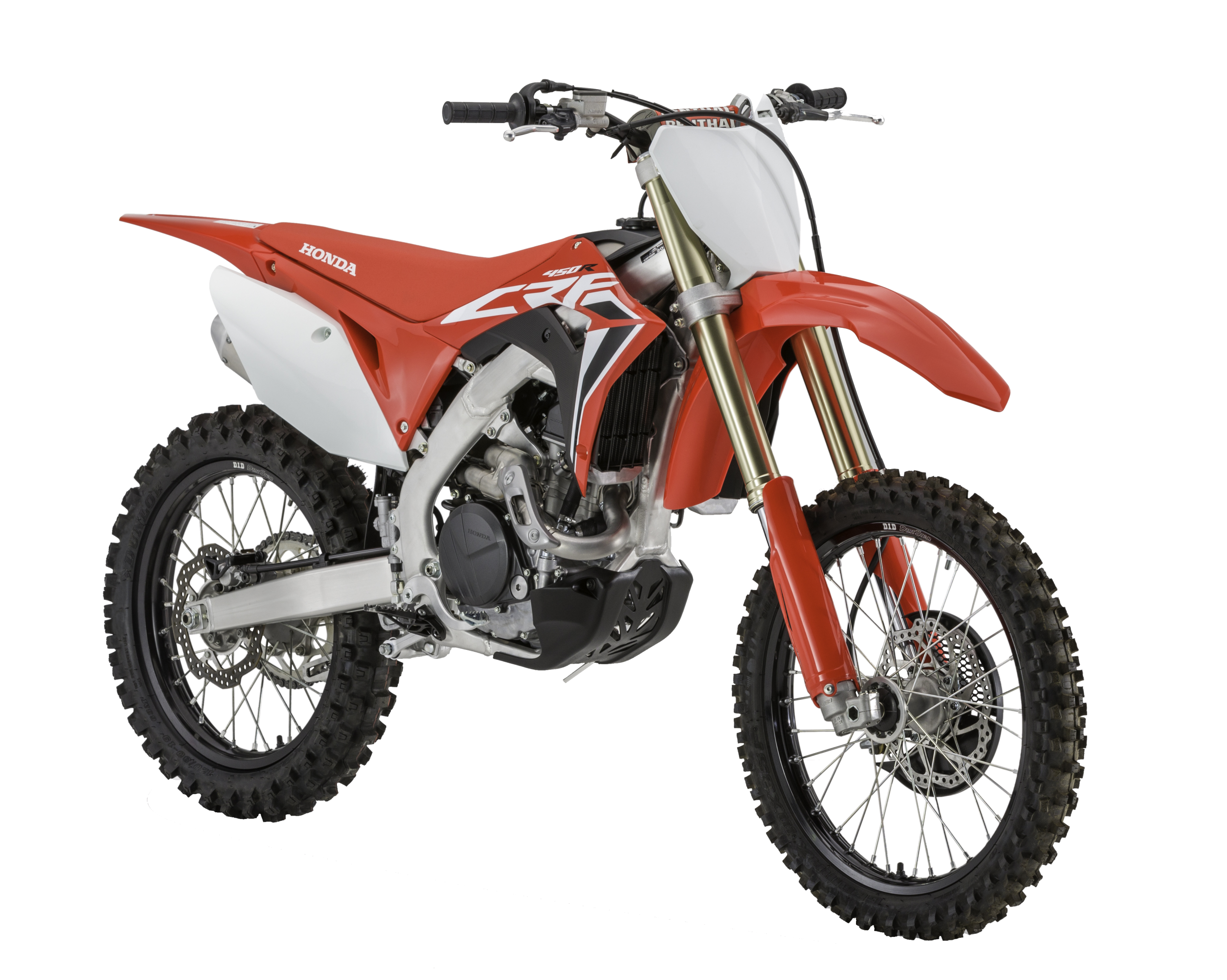 Front side view of Honda CRF450R