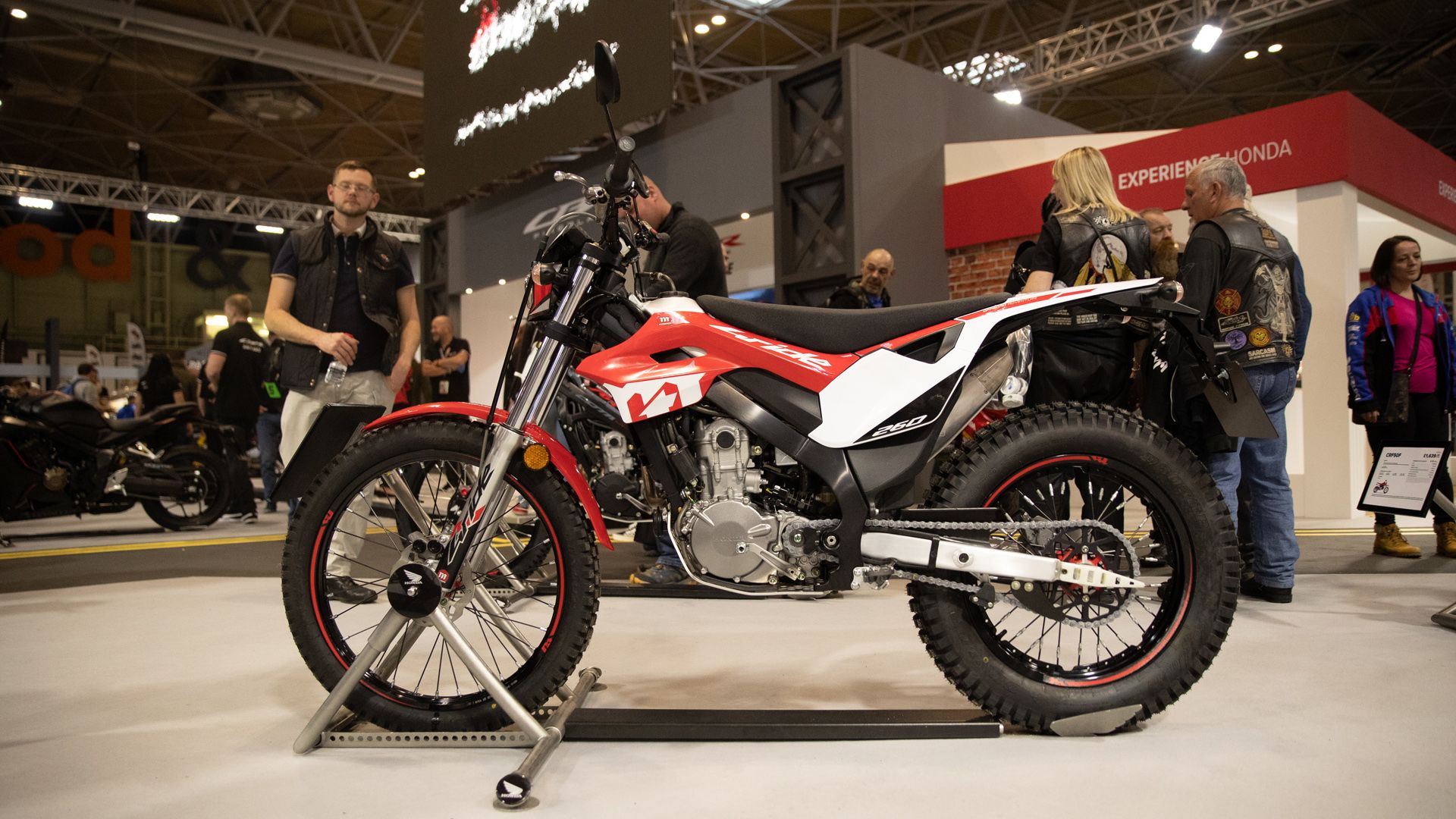 Honda Montesa 4Ride on stand at Motorcycle Live 2019